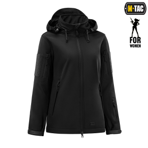 M-TAC КУРТКА SOFT SHELL LADY BLACK