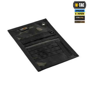 M-TAC ГАМАНЕЦЬ TACTICAL WALLET ELITE MULTICAM BLACK