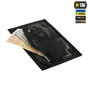 M-TAC ГАМАНЕЦЬ TACTICAL WALLET ELITE MULTICAM BLACK