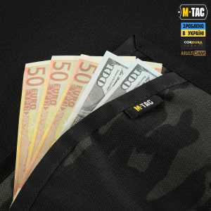 M-TAC ГАМАНЕЦЬ TACTICAL WALLET ELITE MULTICAM BLACK