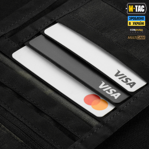 M-TAC ГАМАНЕЦЬ TACTICAL WALLET ELITE MULTICAM BLACK