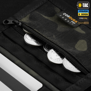 M-TAC ГАМАНЕЦЬ TACTICAL WALLET ELITE MULTICAM BLACK