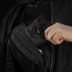 M-TAC ГАМАНЕЦЬ TACTICAL WALLET ELITE MULTICAM BLACK