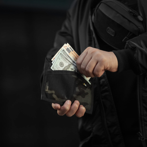 M-TAC ГАМАНЕЦЬ TACTICAL WALLET ELITE MULTICAM BLACK