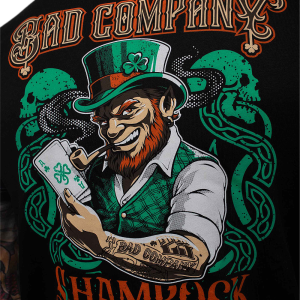 BAD COMPANY ФУТБОЛКА SHAMROCK SHARK BLACK