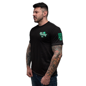 BAD COMPANY ФУТБОЛКА SHAMROCK SHARK BLACK