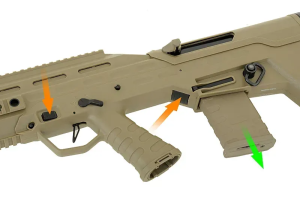 APS СТРАЙКБОЛЬНЫЙ АВТОМАТ URBAN ASSAULT RIFLE BLACK 31680