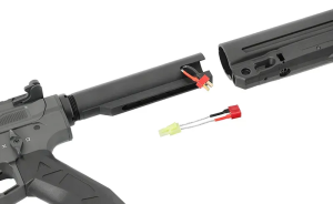 DOUBLE EAGLE СТРАЙКБОЛЬНИЙ АВТОМАТ M920A AEROKNOX AX 15 AEG RIFLE ETU WIRELESS GREY 33300