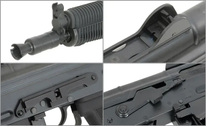 WE СТРАЙКБОЛЬНЫЙ АВТОМАТ AKS-74U GBBR AIRSOFT RIFLE BLACK 33546