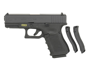 WE ПИСТОЛЕТ GLOCK 19 GEN4. METAL GREEN GAS BLK/TAN HS2039