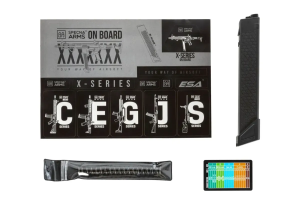 SPECNA ARMS ПІСТОЛЕТ-КУЛЕМЕТ SA-FX02 FLEX HAL ETU WITH ORANGE DISCHARGE DEVICE BLACK 32913