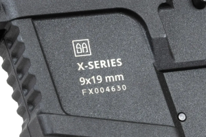 SPECNA ARMS ПІСТОЛЕТ-КУЛЕМЕТ SA-FX02 FLEX HAL ETU WITH ORANGE DISCHARGE DEVICE BLACK 32913