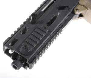 DELTA ARMORY ПІСТОЛЕТ-КУЛЕМЕТ AIRSOFT GUN STRIBOG SP10A3 CHARLIE UPGRADE BLACK & TAN 33607