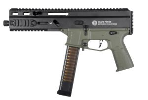 DELTA ARMORY ПІСТОЛЕТ-КУЛЕМЕТ AIRSOFT GUN STRIBOG SP10A3 ALPHA UPGRADE BLACK/OLIVE 33609