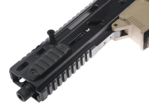 DELTA ARMORY ПІСТОЛЕТ-КУЛЕМЕТ AIRSOFT GUN STRIBOG SP10A3 ALPHA UPGRADE BLACK & TAN 33610