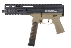 DELTA ARMORY ПИСТОЛЕТ-ПУЛЕМЁТ AIRSOFT GUN STRIBOG SP10A3 ALPHA UPGRADE BLACK & TAN 33610