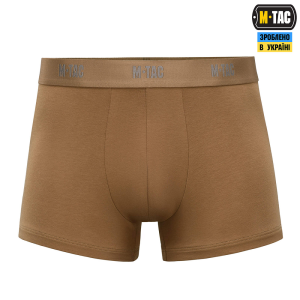 M-TAC ТРУСИ MEN COTTON STRETCH BOXER BRIEFS COYOTE BROWN