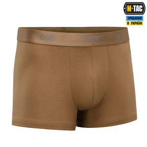 M-TAC ТРУСИ MEN COTTON STRETCH BOXER BRIEFS COYOTE BROWN