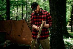 HELIKON-TEX РУБАШКА GREYMAN NYLON CORAL CRIMSON CHECKERED KO-GMN-NS-PH