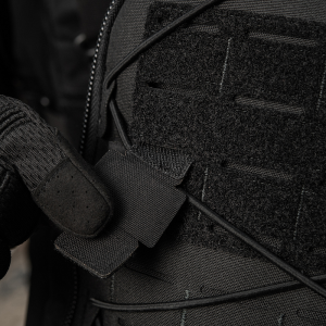 M-TAC НАШИВКА TIGER EYES LASER CUT (ПАРА) BLACK/BLUE/GID