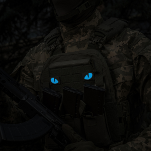 M-TAC НАШИВКА TIGER EYES LASER CUT (ПАРА) RANGER GREEN/BLUE/GID
