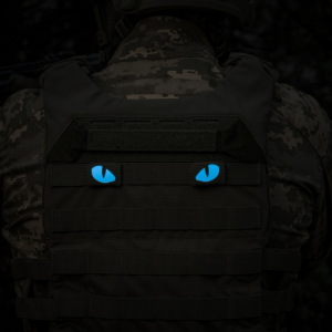 M-TAC НАШИВКА TIGER EYES LASER CUT (ПАРА) RANGER GREEN/BLUE/GID