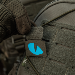 M-TAC НАШИВКА TIGER EYES LASER CUT (ПАРА) RANGER GREEN/BLUE/GID