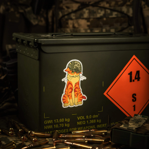 M-TAC НАКЛЕЙКА ORANGE CAT