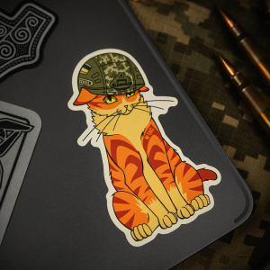 M-TAC НАКЛЕЙКА ORANGE CAT