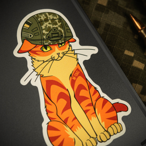 M-TAC НАКЛЕЙКА ORANGE CAT