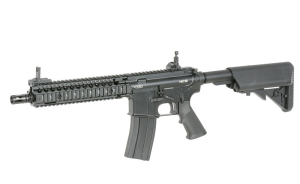 EMG СТРАЙКБОЛЬНИЙ АВТОМАТ DANIEL DEFENSE MK18 GAS BLOW-BACK BLACK HS2604