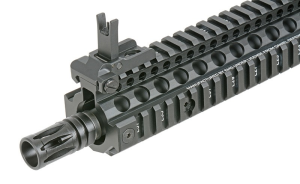 EMG СТРАЙКБОЛЬНИЙ АВТОМАТ DANIEL DEFENSE MK18 GAS BLOW-BACK BLACK HS2604