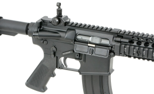 EMG СТРАЙКБОЛЬНИЙ АВТОМАТ DANIEL DEFENSE MK18 GAS BLOW-BACK BLACK HS2604