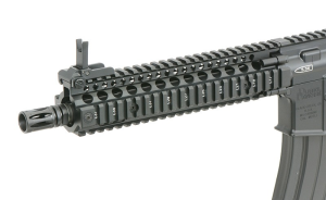 EMG СТРАЙКБОЛЬНИЙ АВТОМАТ DANIEL DEFENSE MK18 GAS BLOW-BACK BLACK HS2604