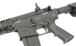 EMG СТРАЙКБОЛЬНИЙ АВТОМАТ DANIEL DEFENSE MK18 GAS BLOW-BACK BLACK HS2604