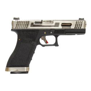 WE ПИСТОЛЕТ GLOCK 18 FORCE T7 METAL GREEN GAS HS2037
