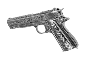 WE ПІСТОЛЕТ M1911 МЕТАЛ SILVER HS2796