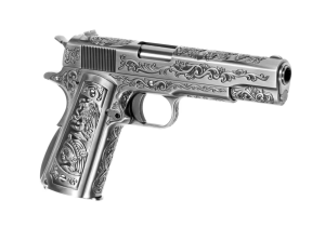 WE ПІСТОЛЕТ M1911 МЕТАЛ SILVER HS2796