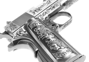 WE ПІСТОЛЕТ M1911 МЕТАЛ SILVER HS2796