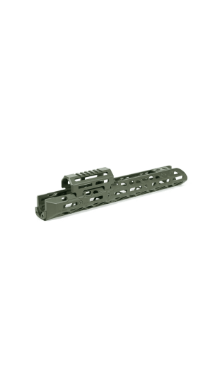 КРУК ЦЕВЬЕ ДЛЯ АК ДОЛГОЕ С КРЕПЛЕНИЕМ И КРАТКИМ ВЕРХНИМ МОСТКОМ M-LOK GREEN 120011102