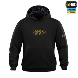 M-TAC КОФТА HOODIE 1223 EMBROIDERY COTTON HARD BLACK