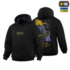 M-TAC КОФТА HOODIE 1223 EMBROIDERY COTTON HARD BLACK