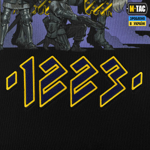 M-TAC КОФТА HOODIE 1223 EMBROIDERY COTTON HARD BLACK