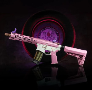 G&G СТРАЙКБОЛЬНАЯ ШТУРМОВАЯ ВИНТОВКА CM16 STEALTH 556 TAFFY PINK 34237