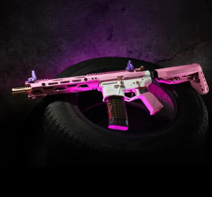 G&G СТРАЙКБОЛЬНАЯ ШТУРМОВАЯ ВИНТОВКА CM16 STEALTH 556 TAFFY PINK 34237