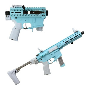 G&G СТРАЙКБОЛЬНЫЙ ПИСТОЛЕТ-ПУЛЕМЕТ FAR9 MACARON BLUE 34241