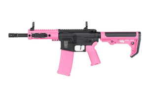 SPECNA ARMS ВИНТОВКА СТРАЙКБОЛЬНАЯ ШТУРМОВАЯ SA-F04-RL FLEX BLDC LIGHT OPS STOCK HAL ETU GEN. 2 PINK 34169