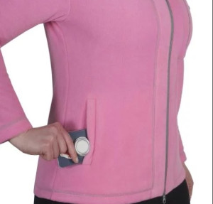 P1G-TAC КУРТКА ЖЕНСКАЯ ФЛИСОВАЯ ''PINK'' LIGHT PINK UA281-29996-LP