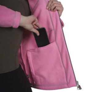 P1G-TAC КУРТКА ЖЕНСКАЯ ФЛИСОВАЯ ''PINK'' LIGHT PINK UA281-29996-LP