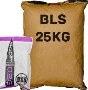 BLS ШАРЫ ДЛЯ СТРАЙКБОЛА 0.20 25КГ - 125 000 ШТ WHITE 